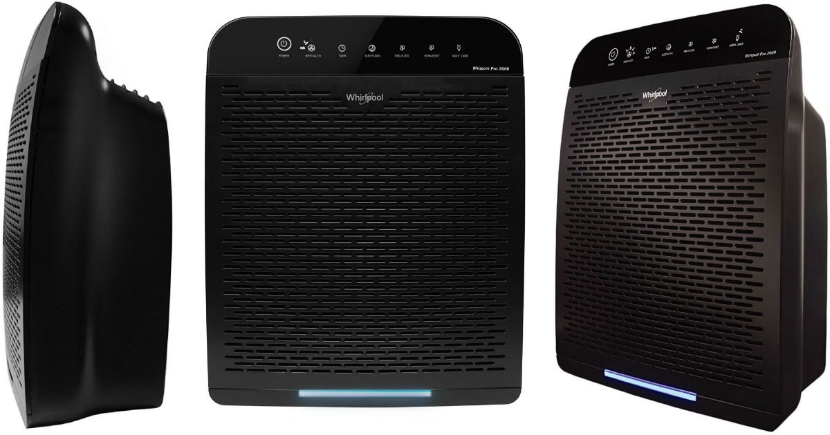 Purificador de Aire Whirlpool con Filtro True HEPA