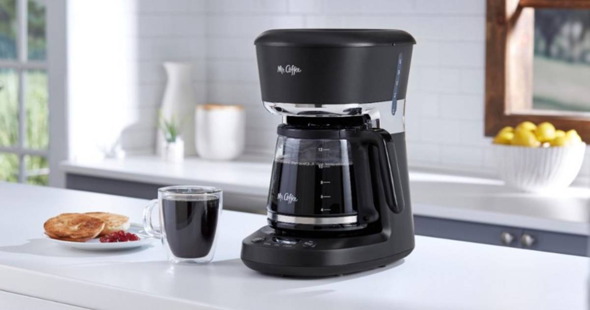 Cafetera Mr. Coffee para 12-tazas en color negro