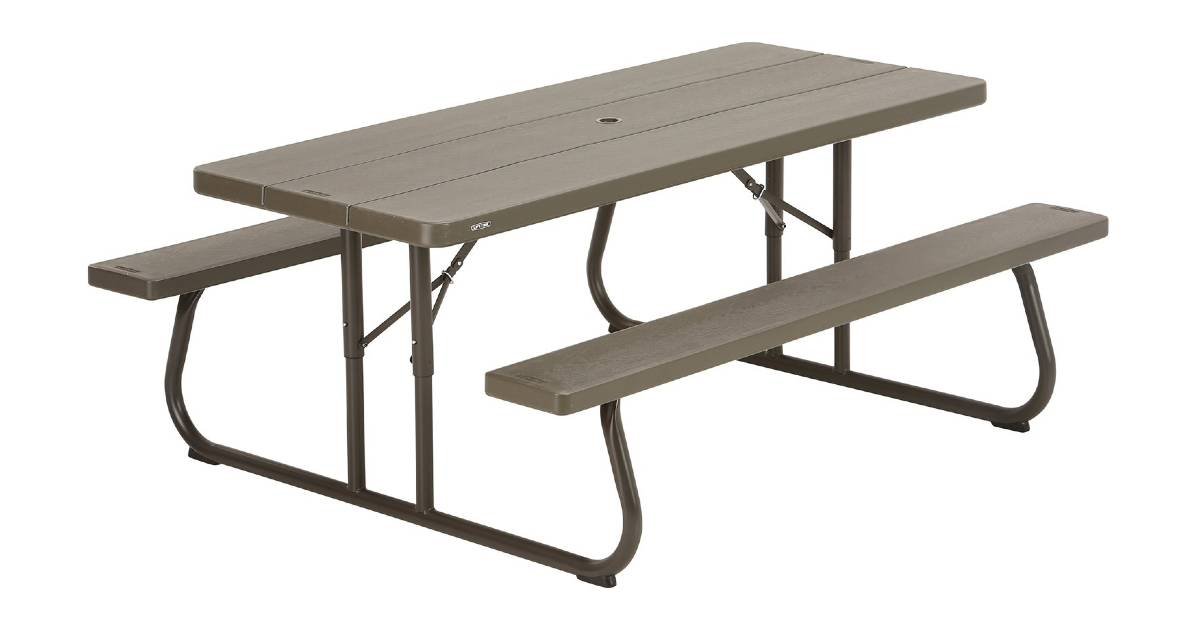 Mesa de picnic plegable Lifetime de 6 pies