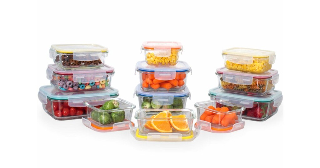 Set de 12 Envases de Cristal Eatman