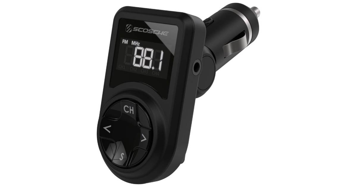 Cargador y Transmisor FM Digital Scosche