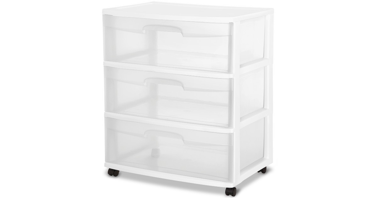 Gavetero Plastico Sterilite de 3 Gavetas