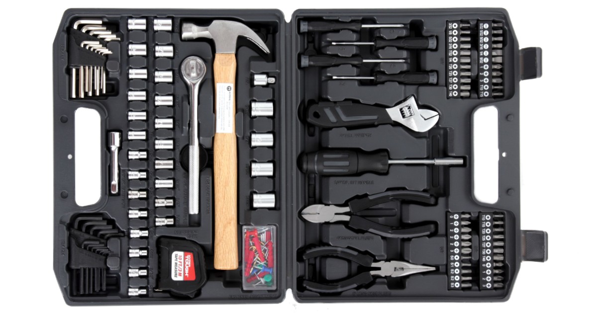 Hyper Tough Home Repair Tool Set 116-Piezas