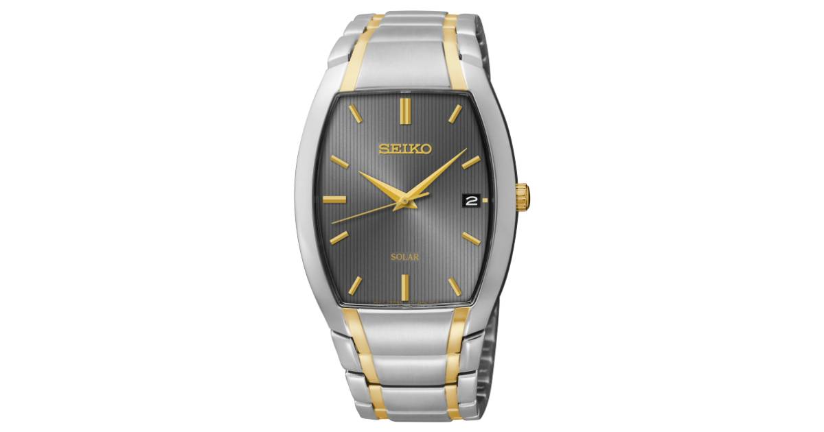 Reloj Solar de Acero Inoxidable Seiko