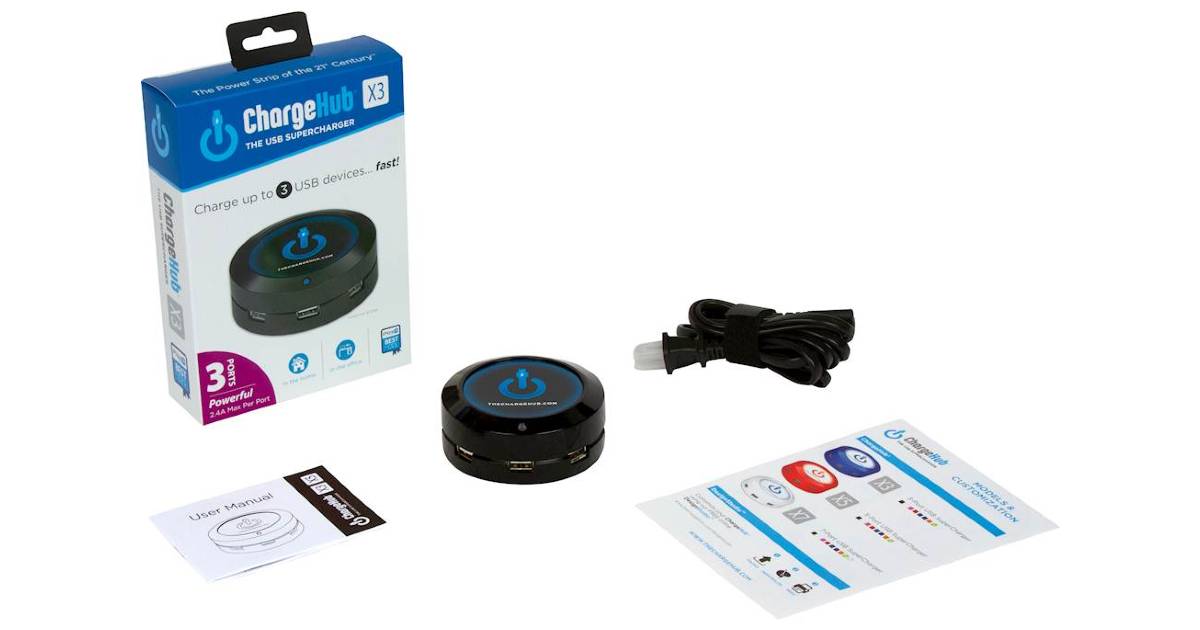 Supercargador USB ChargeHub X3