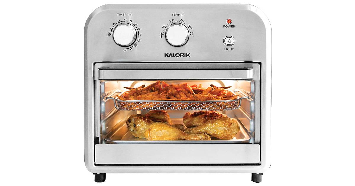 Horno Tostador y Freidora de Aire Kalorik 12qt