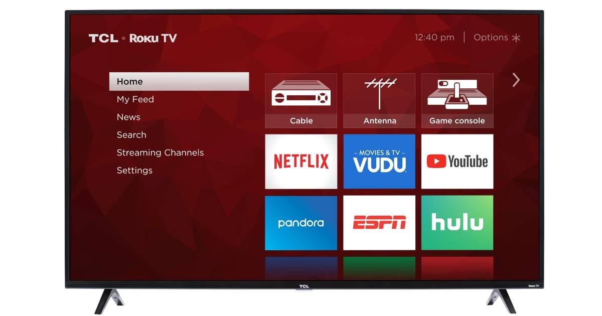 Televisor TCL Smart 4K 55 pulgadas con RokuTV