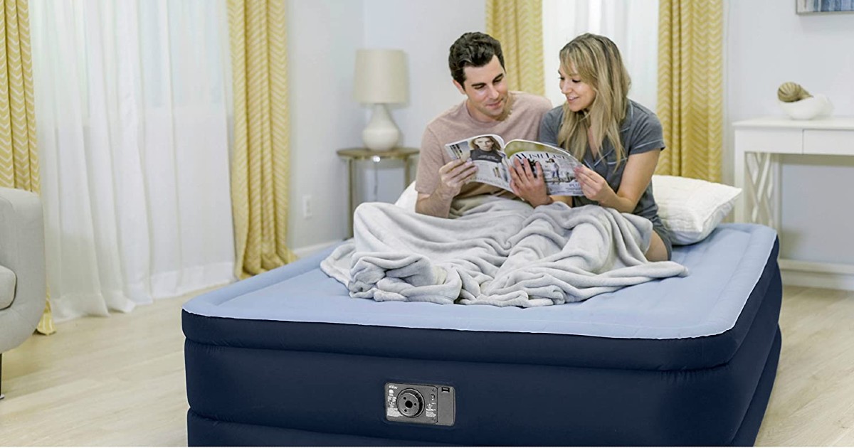 Mattress de Aire Intex Con Pompa Eléctrica Size Queen en Woot
