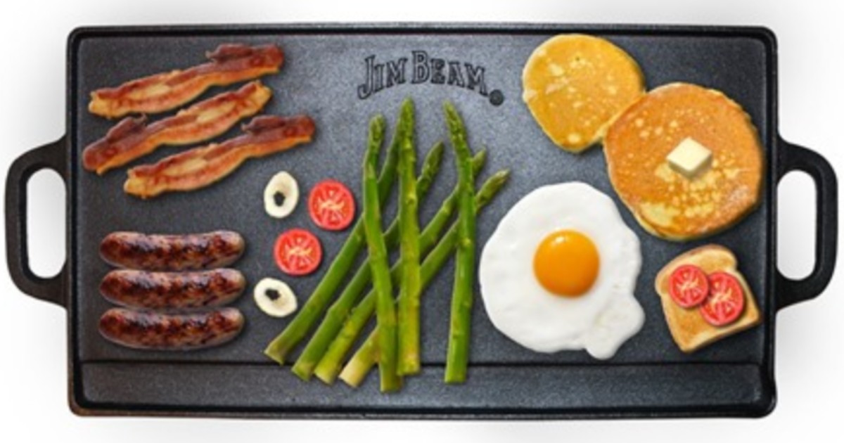 Plancha de Hierro Fundido de Doble Cara Jim Beam