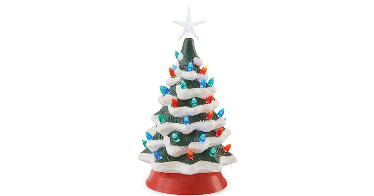 Árbol de Navidad en Cerámica Apothecary Vintage en JCPenney