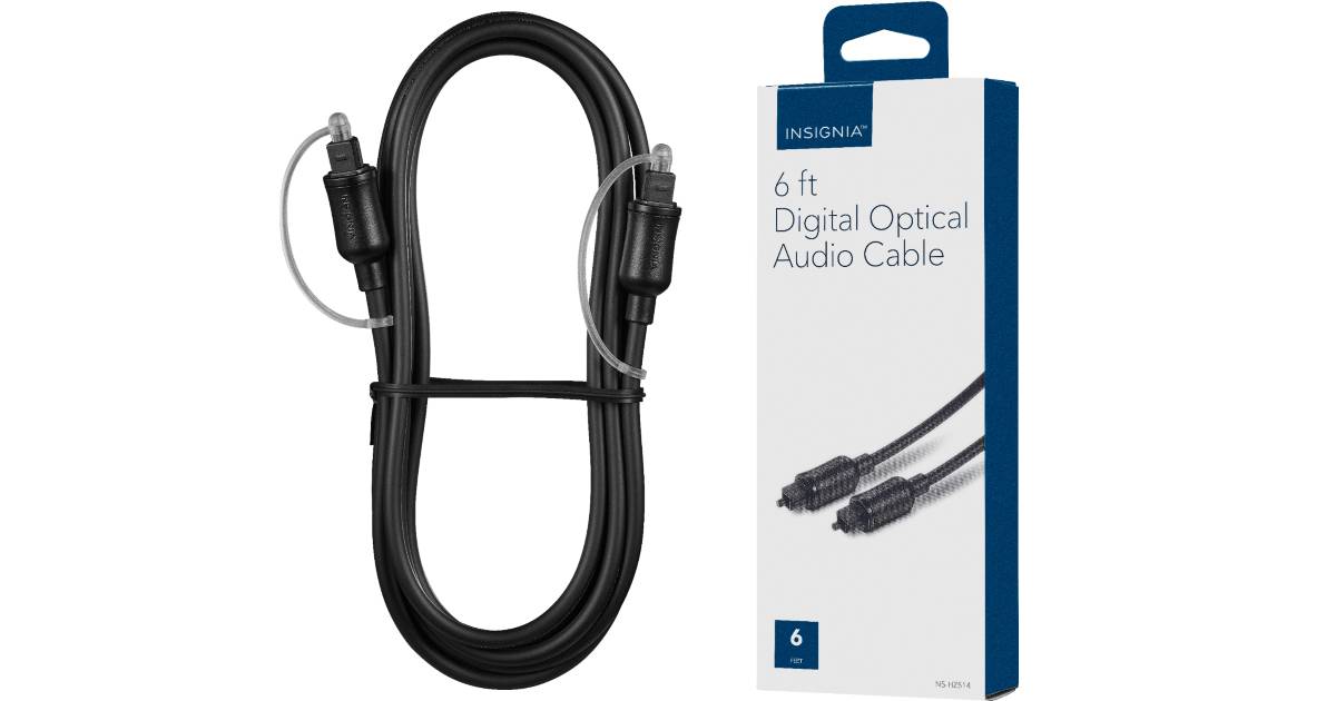 Cable de audio óptico digital Insignia