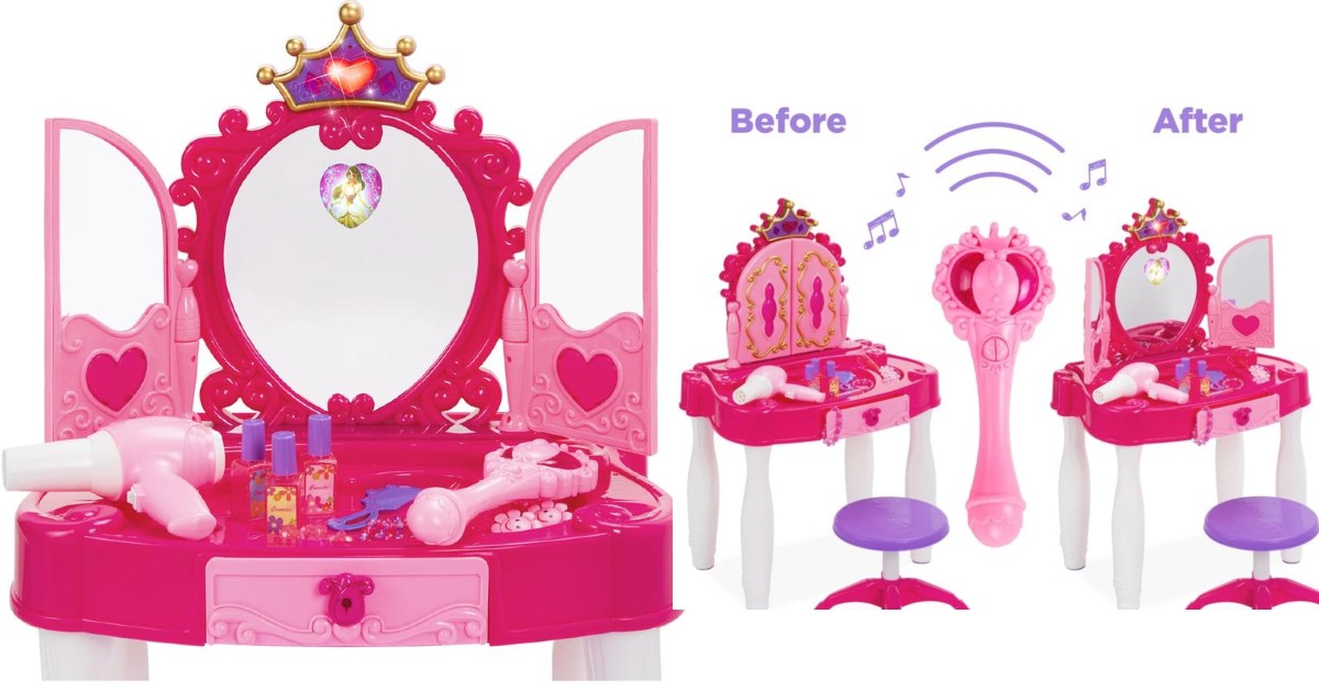 Espejo Tocador de Princesa con Accesorios