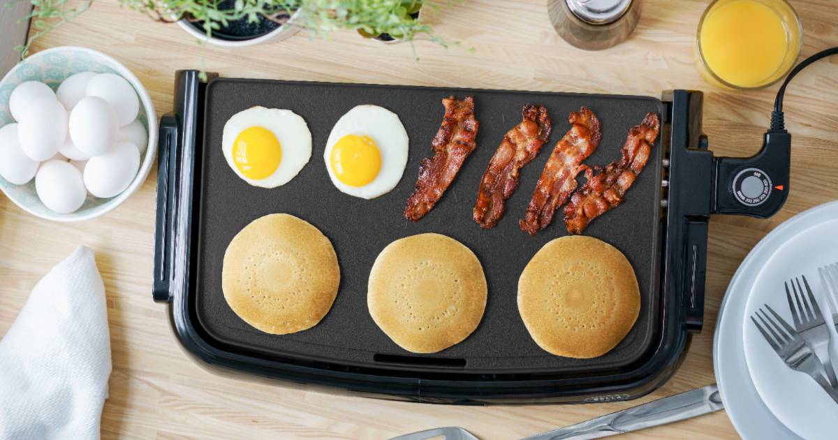 Plancha Eléctrica Antiadherente Bella