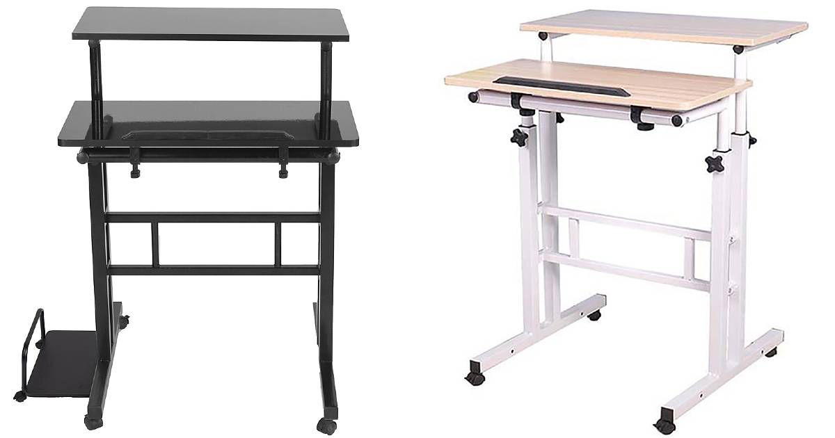 Mind Reader 2 Tier Sit and Stand Desk