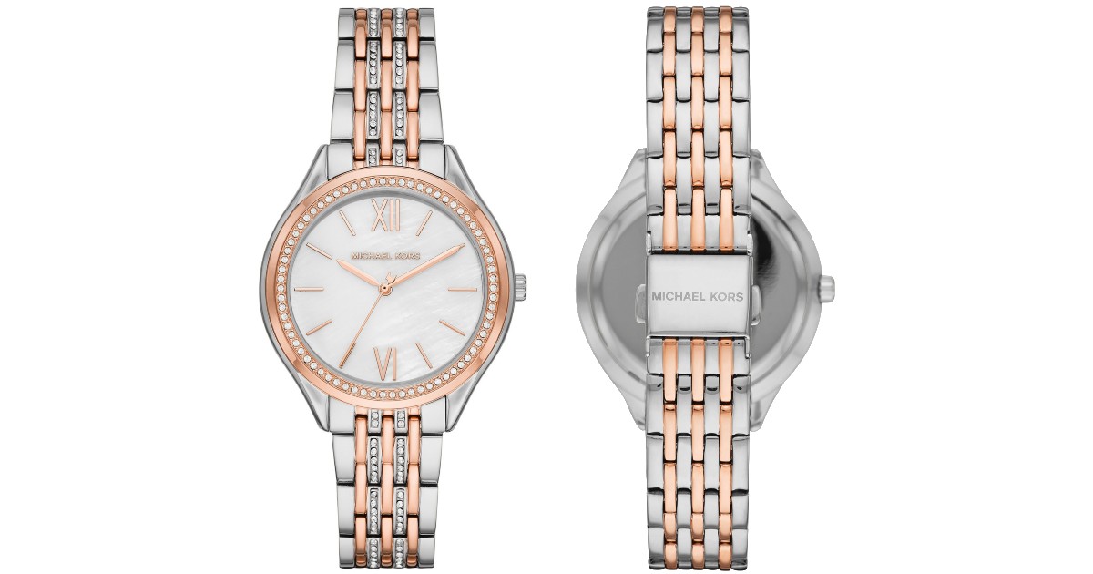 Reloj Michael Kors Dos-Tonos Stainless Steel en Macy's