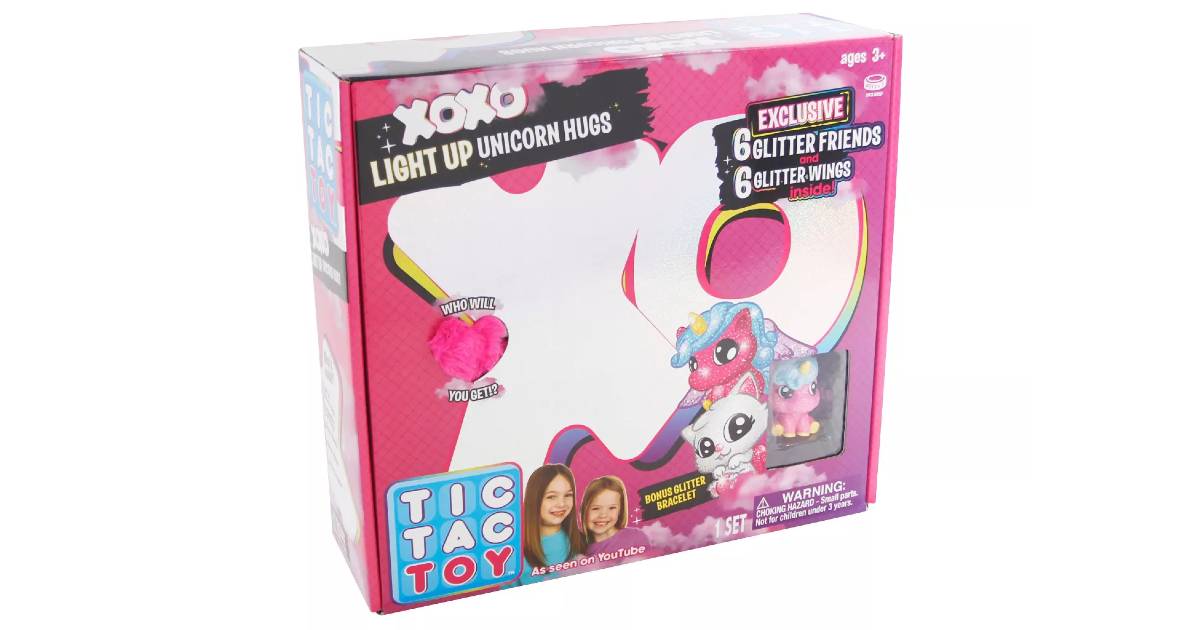 Tic Tac Toy Light Up Unicorn Hugs
