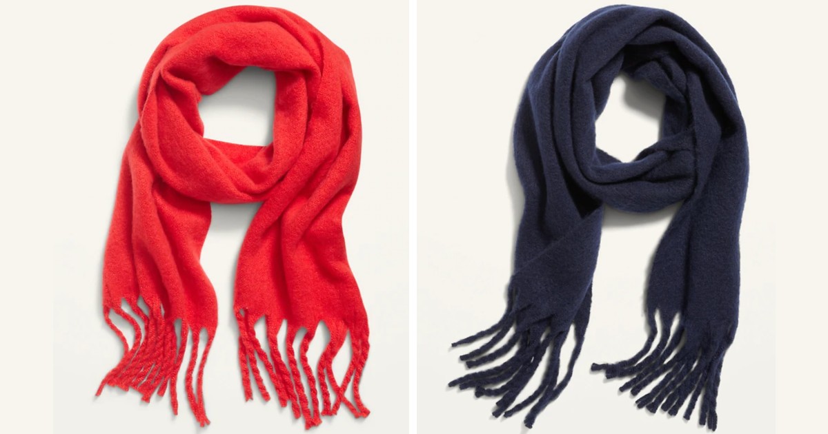 Acogedoras Bufandas con Flecos en Old Navy