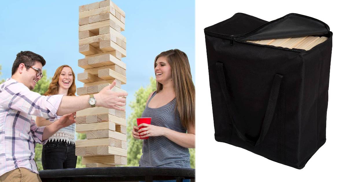 Juego Clásico de Bloques de Madera