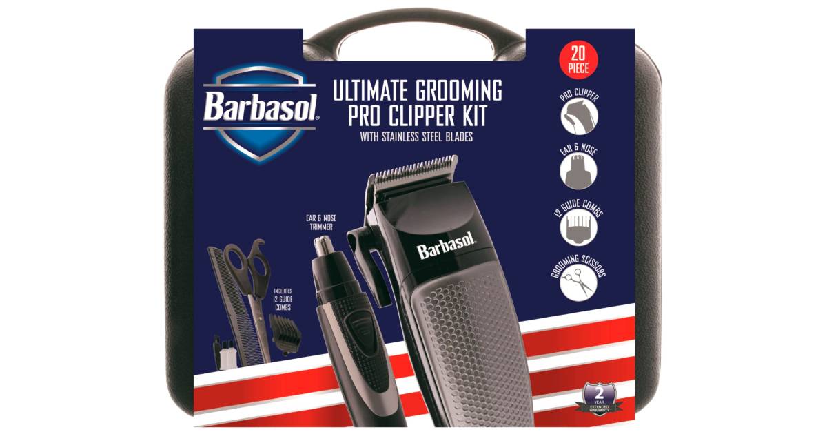 Kit de 20-Piezas Barbasol para Cortar Cabello