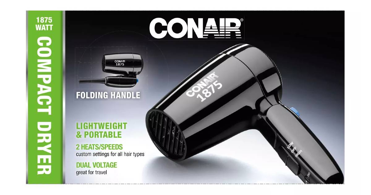 Secador de Pelo Compacto Conair
