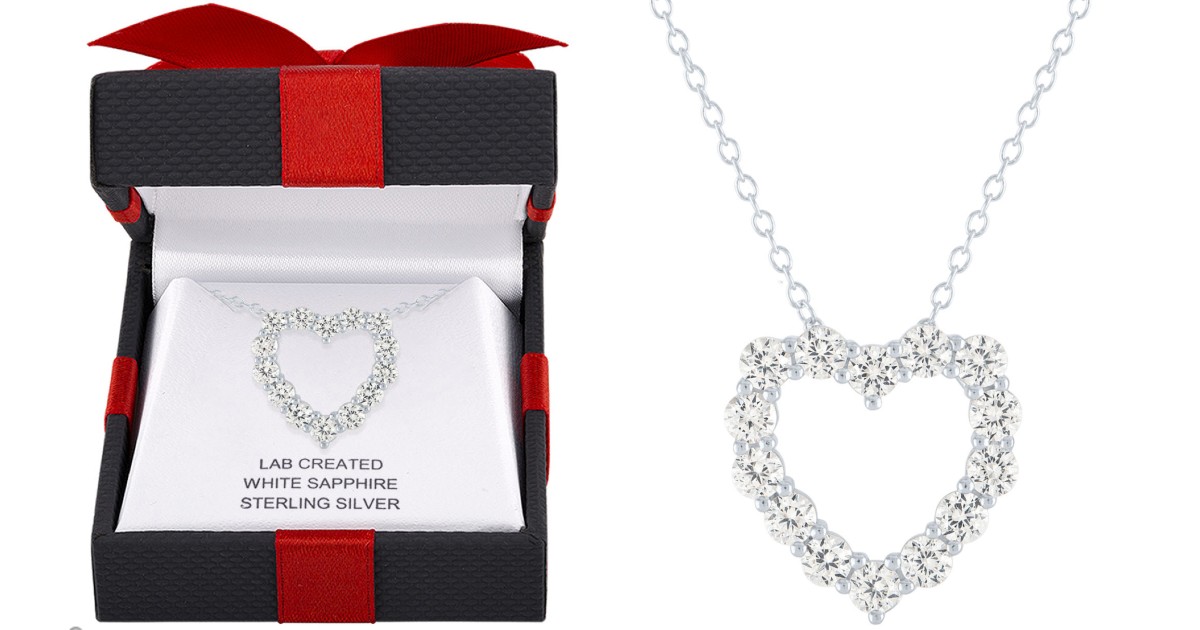 Collar de Zafiro Blanco en JCPenney