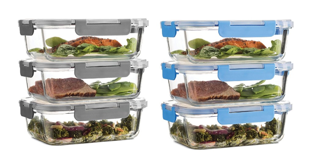 Set de 3 Envases con Tapas
