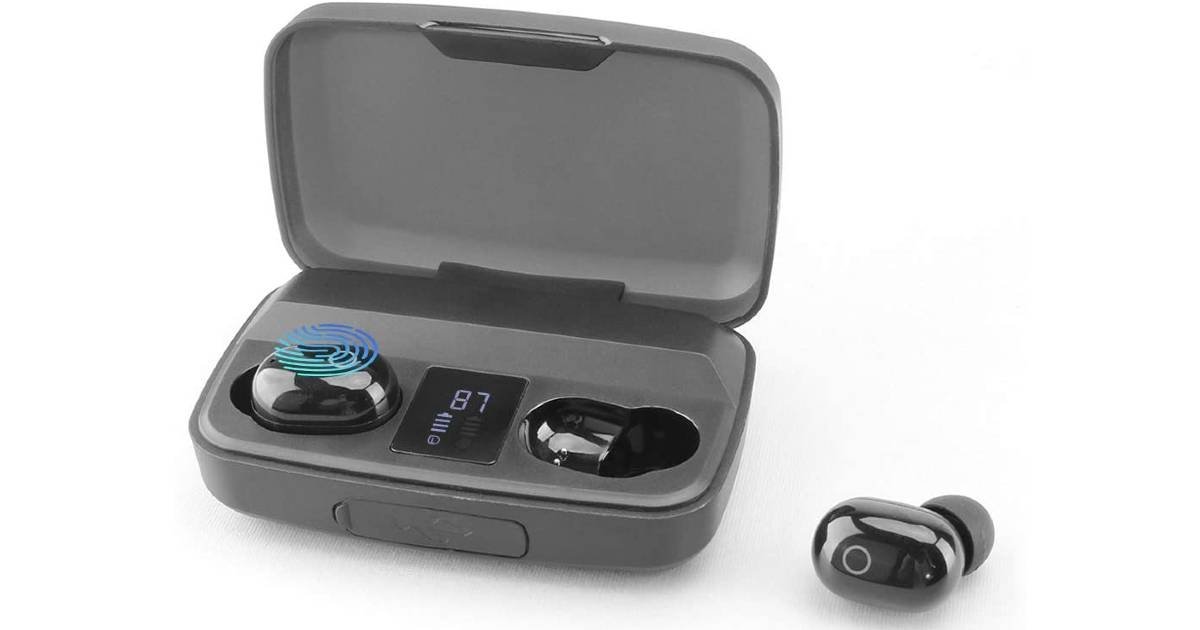 Audífonos Inalámbricos Bluetooth con Estuche de Carga