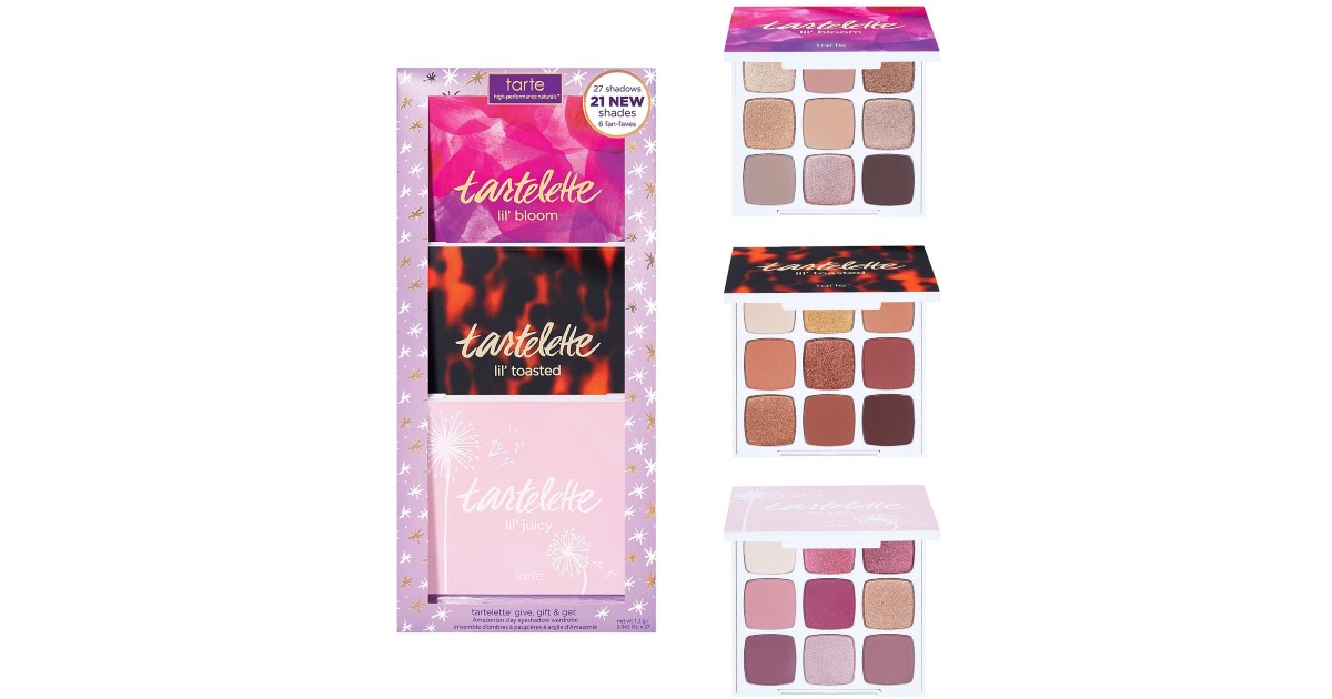 Set de 3-Paletas de Sombras Tarte Amazonian Clay en Macy's