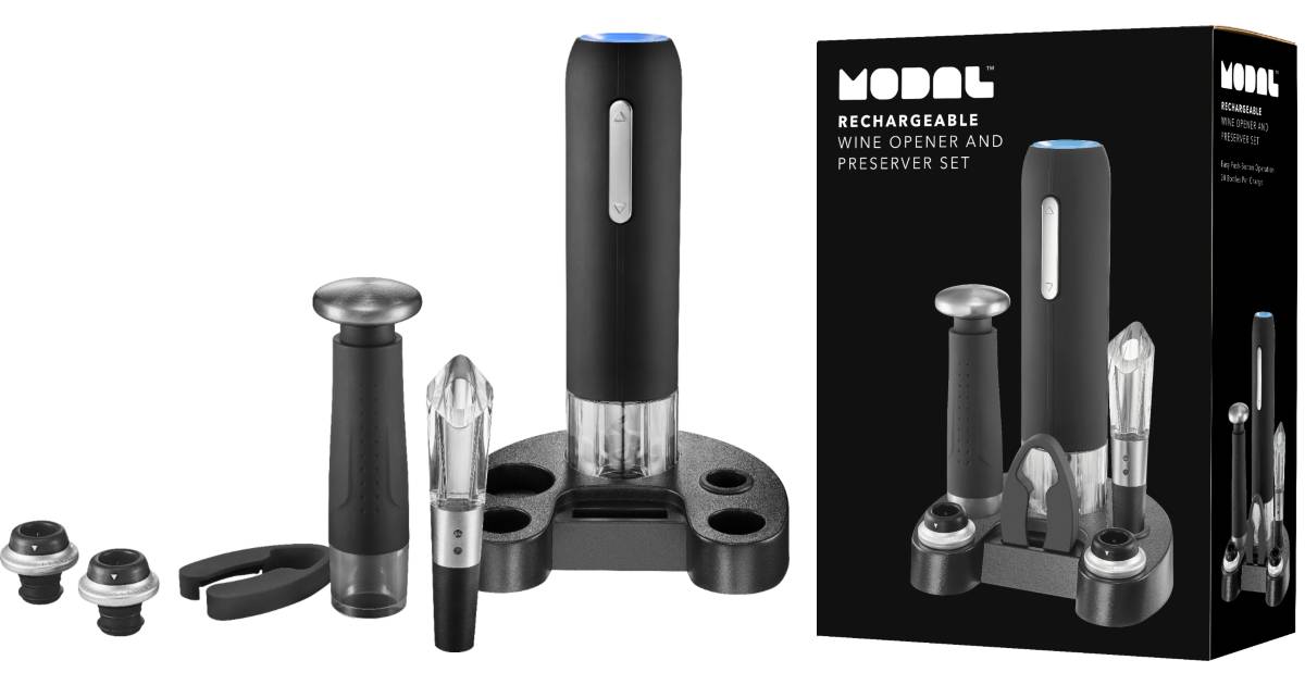 abridor de vino recargable modal