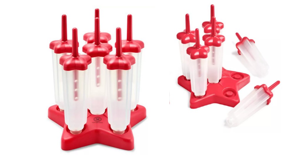Set de 6 Star Ice Pop Molds