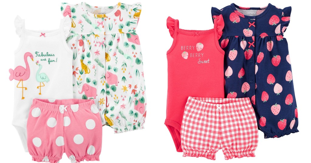 Set de Romper Carter's Baby Girl