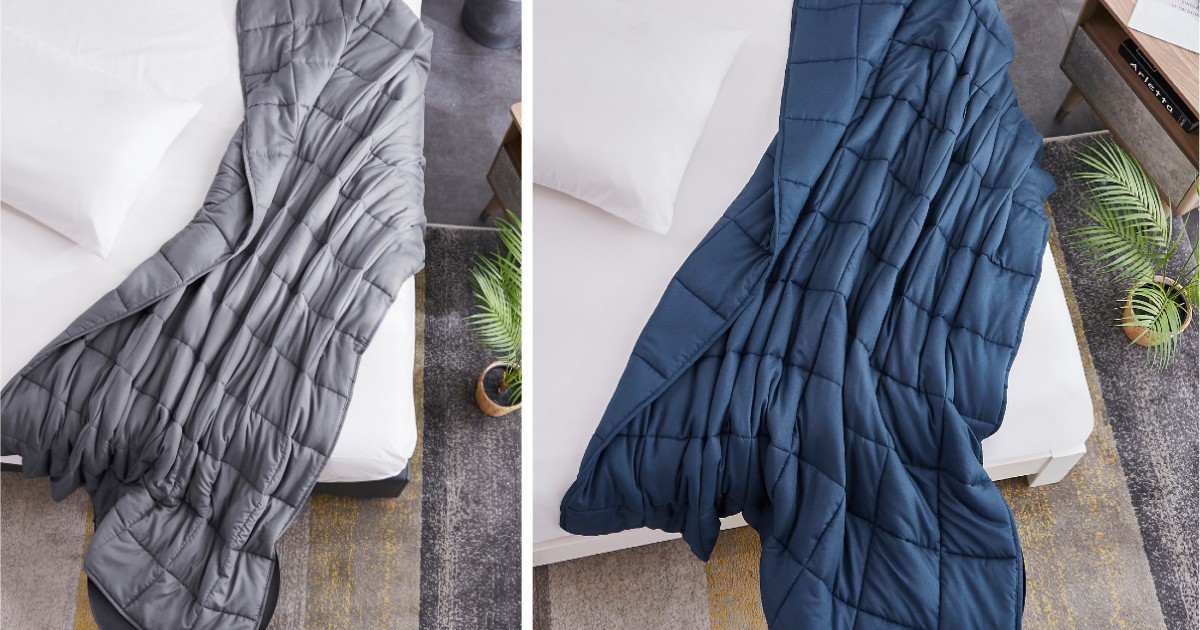 Manta en Microfibra de 12-libras Pur Serenity en Macy's