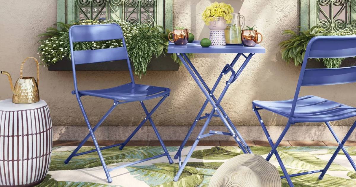 Set de Patio Bistró Room Essentials de 3-Piezas