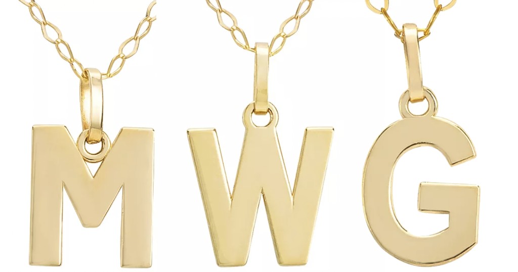 Cadena 18 Pulgadas con Inicial en Oro 14k