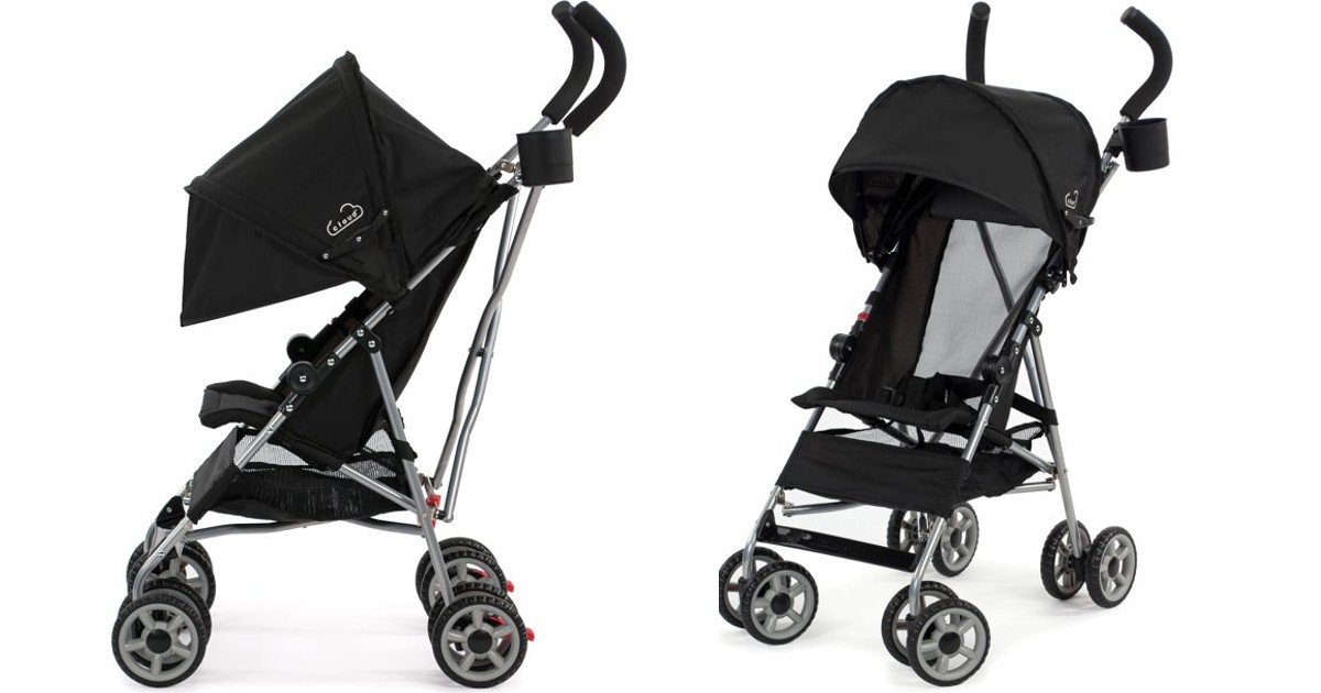 Kolcraft-Cloud-Umbrella-Stroller-Black
