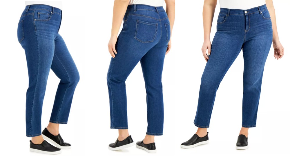 Mahón Style & Co High Rise Straight Leg