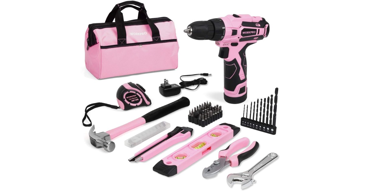 Workpro Drill & Home Tool Kit
