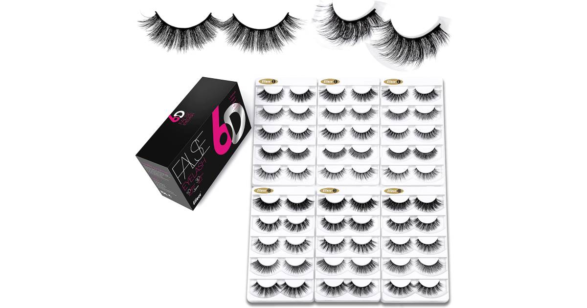 30 Pares de Pestañas Postizas