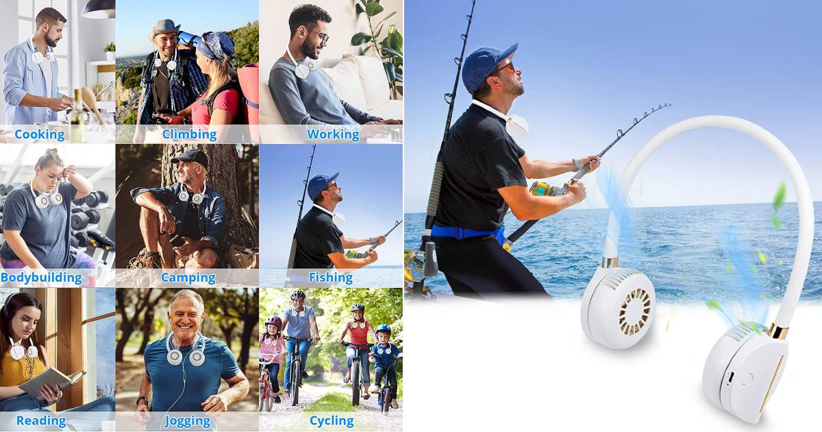 Abanico para el Cuello Portátil