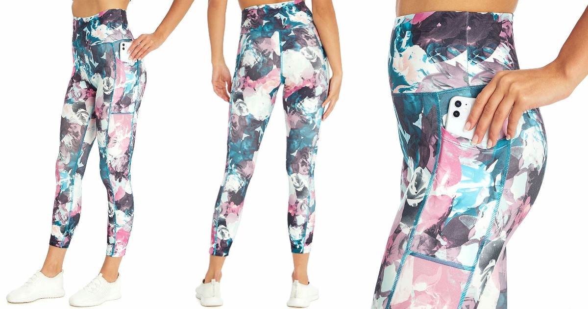 Floral High-Rise Capri Leggings