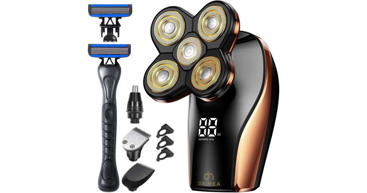 Máquina de afeitar eléctrica OriHea