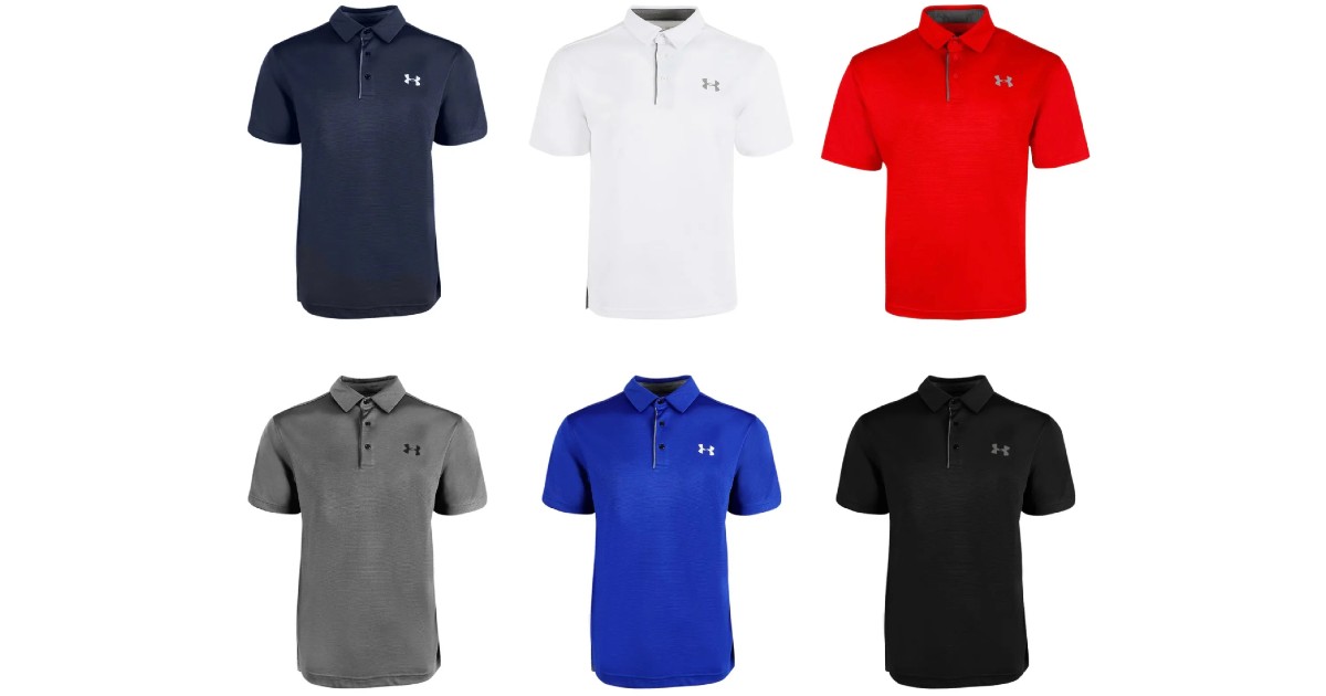 Under Armour Ribbed Golf Polo
