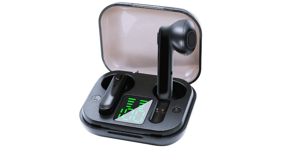 Audífonos Inalámbricos Bluetooth 5.0 con Estuche de Carga
