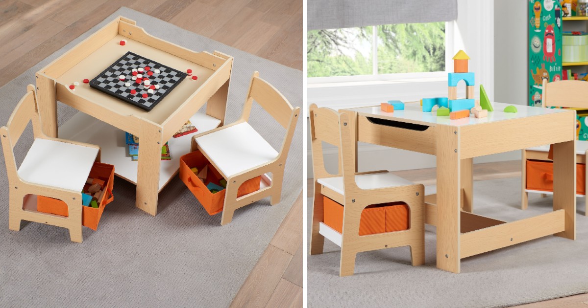 Juego de Mesa y Sillas de Madera en Walmart