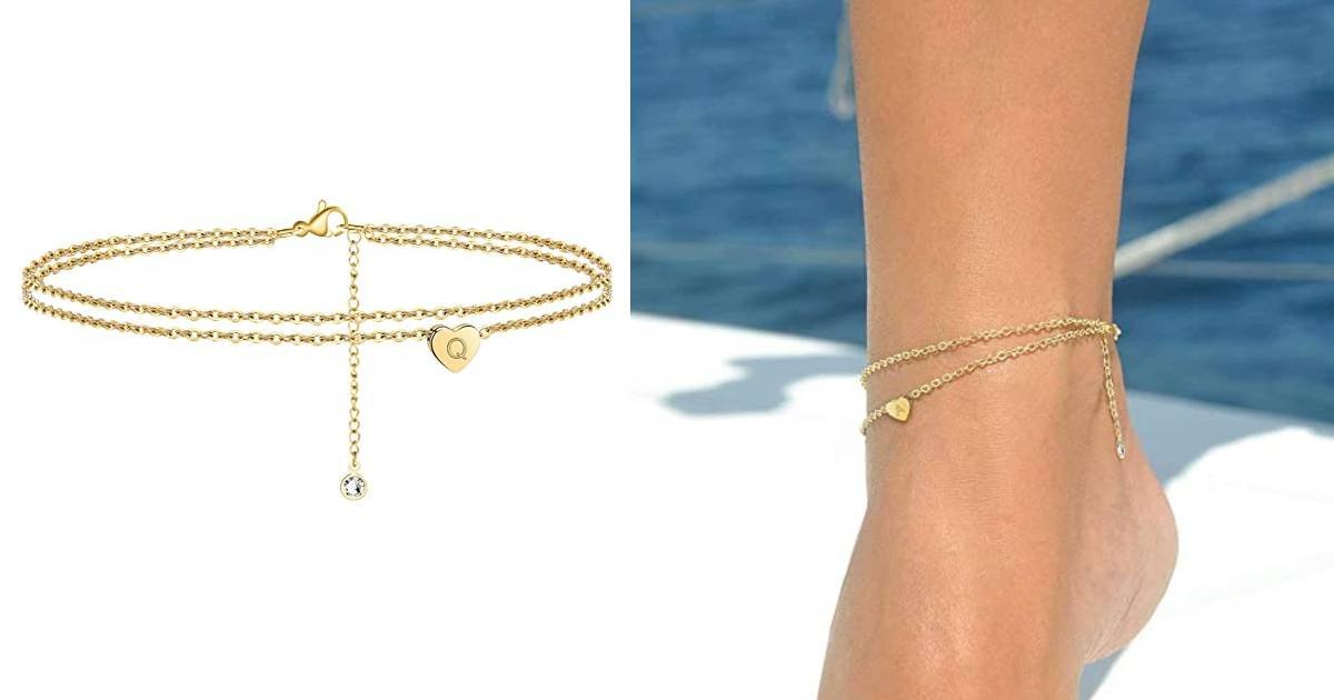 Pulseras de Tobillo con Inicial