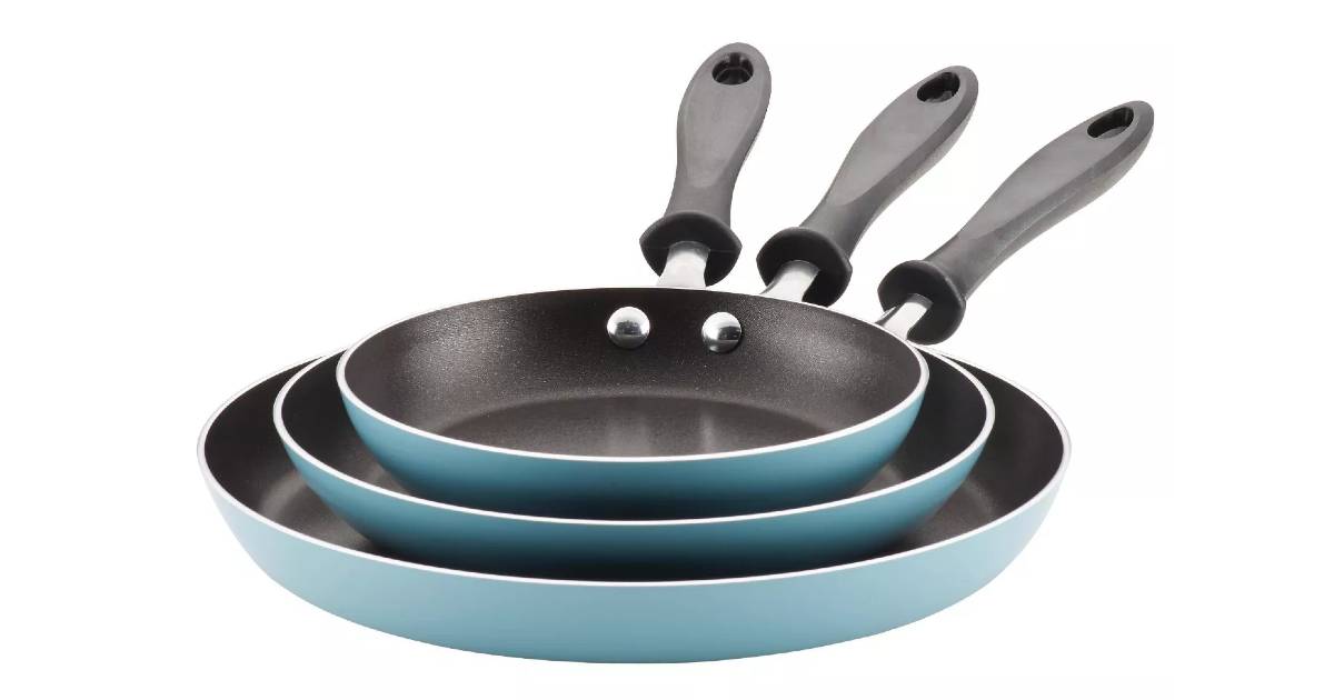 Set de 3 Sartenes Antiadherente de Aluminio Farberware