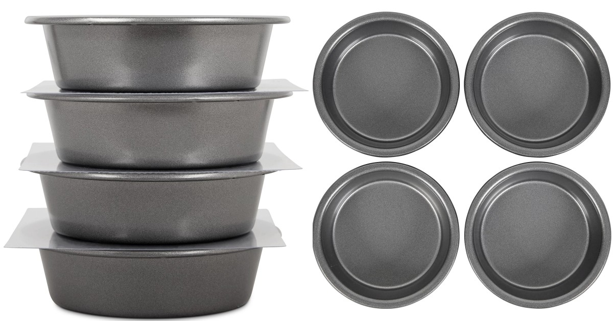 Set de 4-Moldes Para Hornear Bizcocho