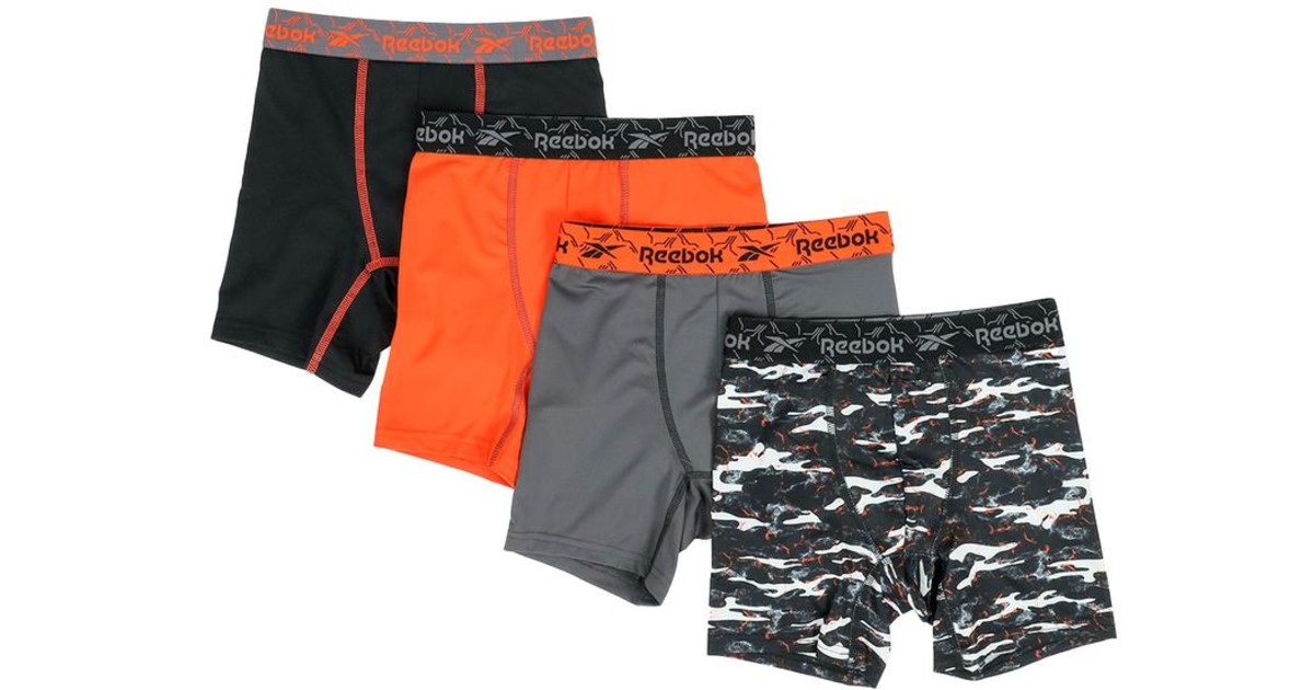 Set de 4 Performance Boxer Reebok