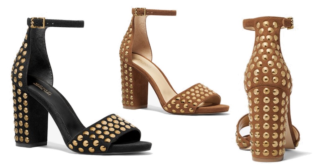 Leela Studded Suede Sandals