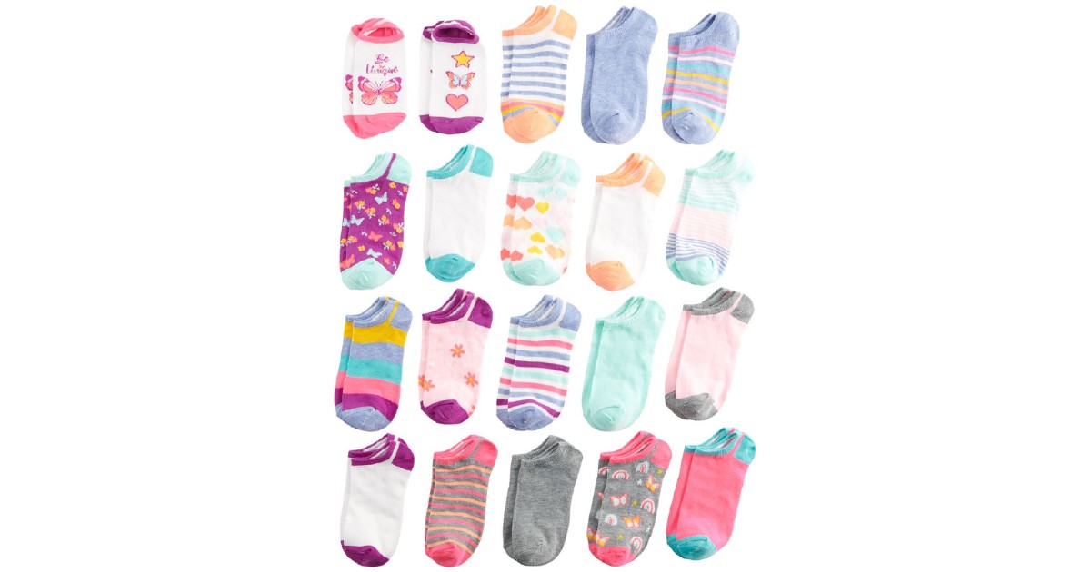 Paquete de 20 Medias Charlotte Para Niñas